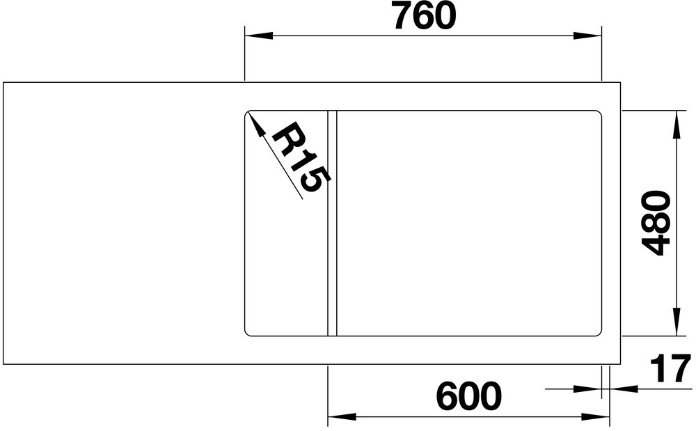 Кухонная мойка Blanco Dinas XL 6 S Compact 525121